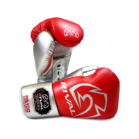 RIVAL BOXING - RS100 Professional Sparring Gloves - White/Gold-16oz