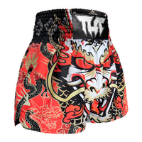 TUFF - Red Dragon King Thai Boxing Shorts - Small