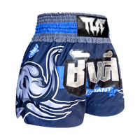 TUFF - Blue War Elephant Thai Boxing Shorts - Small
