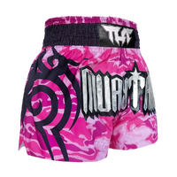 TUFF - Pink Camouflage Thai Boxing Shorts - Extra Large