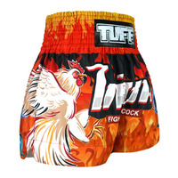 TUFF - 'Fighting Rooster' Thai Boxing Shorts - Small