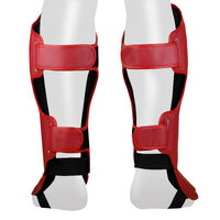 TUFF - Tiger MMA Shin Guards - Red/Small