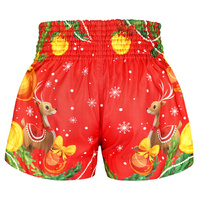 TUFF - Christmas Muay Thai Shorts (Design 6) - Extra Small