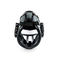 WACOKU - Dipped Head Gear/Guard - Black - Detachable Clear Face Grill - Extra Large