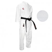 WACOKU - WKF Approved 14oz Canvas Karate Gi - White/160cm