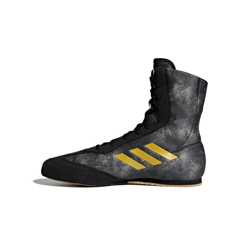 ADIDAS - Box Hog Plus Boxing Boots Black/Gold | eBay