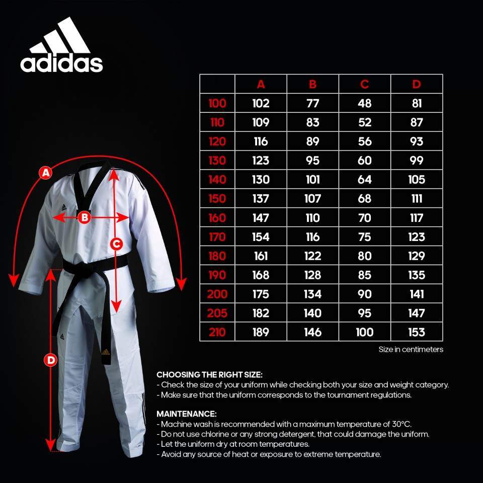 ADIDAS Adi Champ III Taekwondo Dobok/Uniform - WT