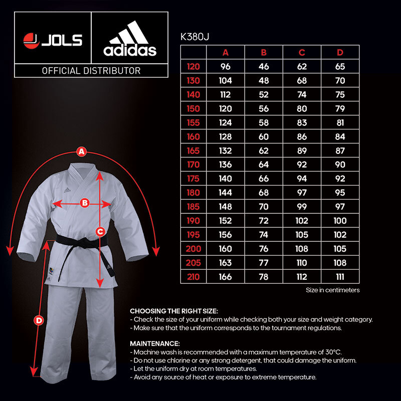 adidas karate gi japanese cut