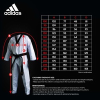 ADIDAS - Adi Champ III Taekwondo Dobok/Uniform - WT Approved - 140cm