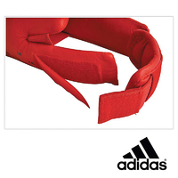 ADIDAS - Shin, Instep & Heel Guard - WKF Approved - Red/Small