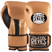 CLETO REYES - Training Boxing Gloves with Velcro - Black /12oz