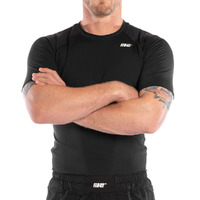 ENGAGE - 'Oversized Wordmark' Short Sleeve Rash Guard - Small