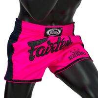 FAIRTEX - Pink Slim Cut Muay Thai Boxing Shorts (BS1714) - Large