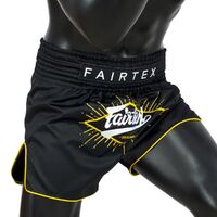 FAIRTEX - "Focus" Black Muay Thai Shorts (BS1903) - Small