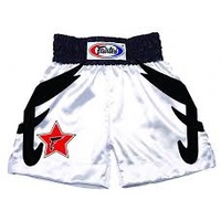 FAIRTEX - Satin Boxing Trunks/Shorts - Blue/Medium 