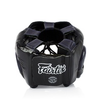 FAIRTEX - Diagonal Vision Sparring Headguard/Lace Up (HG13) - Black/Medium