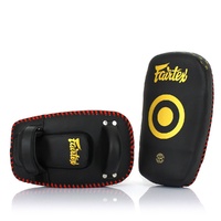 FAIRTEX - Small Lightweight Curved Kick Pads (KPLC6) - Black/Gold