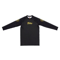 FAIRTEX 'Ninlapat' Black Rash Guard (RG6) - Small 