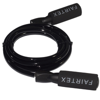 FAIRTEX - Adjustable Skipping Rope with Ball Bearing (ROPE3) - Black