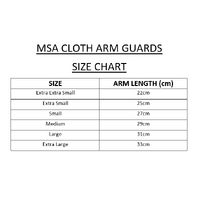 MSA - Cloth Arm Guard - White/Small 