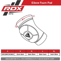 RDX - Padded Elbow Guards - Black/Small