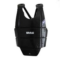 SMAI - Dipped Chest Guard/Protector - Black/Large