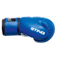 STING - AIBA Approved Competition Boxing Glove - Red/12oz 