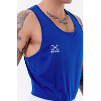 STING - Mettle Mens AIBA Approved Boxing Singlet 2.0 - Red/Medium