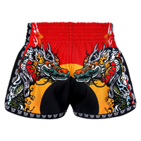 TUFF - Chinese Dragon/Tiger Muay Thai Shorts - Small