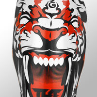 TUFF - Tiger MMA Shin Guards - White/Small