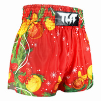 TUFF - Christmas Muay Thai Shorts (Design 6) - Extra Small