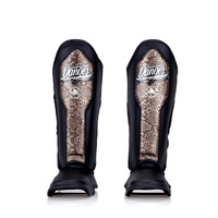DANGER - Evolution Deluxe Shin Guards - Black/Black - Small