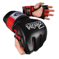 FAIRTEX - Open Palm/Thumb Loop MMA Gloves (FGV12) - Blue/Black/Small