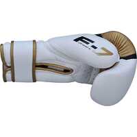 RDX - F7 Ego Boxing Gloves - White/Gold - 12oz