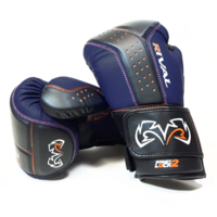 RIVAL BOXING - RB10 Intelli-Shock Bag Gloves - Black/Gold-Large/12oz