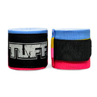 TUFF - Elasticised Nylon Hand Wraps - Blue Camo