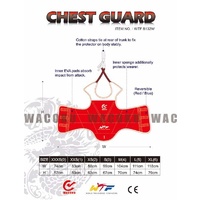 WACOKU - Reversible Chest Protector - WT Approved - Size 5