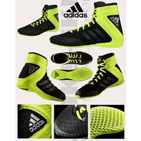 ADIDAS - Speedex 16.1 Boxing/Wrestling Boots Black/Yellow - Size 14.5