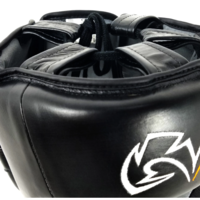 RIVAL BOXING - RHG30 Mexican Training Headgear - Black/Red/Extra Large