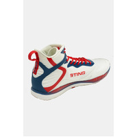 STING - Viper Boxing Shoes 2.0 - White/Red/Blue - Size 4