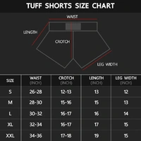 TUFF - Christmas Muay Thai Shorts (Design 9) - Extra Small