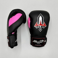 ARWUT - BG2 Boxing Gloves - Black/Blue - 14oz