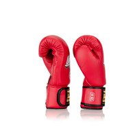 DANGER - Classic Thai Boxing Gloves - Black/8oz
