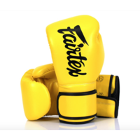 FAIRTEX - BGV14 Microfibre Boxing Gloves (BGV14) - Yellow/16oz