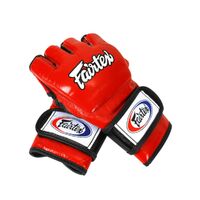 FAIRTEX - Open Palm/Thumb Loop MMA Gloves (FGV12) - Blue/Black/Small