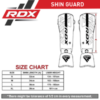 RDX - F6 Kara MMA Shinguards - Black/Extra Large