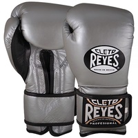 CLETO REYES - Training Boxing Gloves with Velcro - Black /12oz