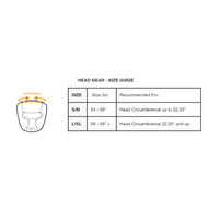 ENGAGE - E-Series Head Guard - White/Black - Small/Medium