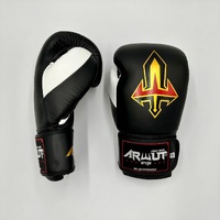 ARWUT - BG2 Boxing Gloves - Black/Blue - 14oz