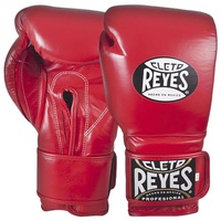 CLETO REYES - Training Boxing Gloves with Velcro - Black /12oz